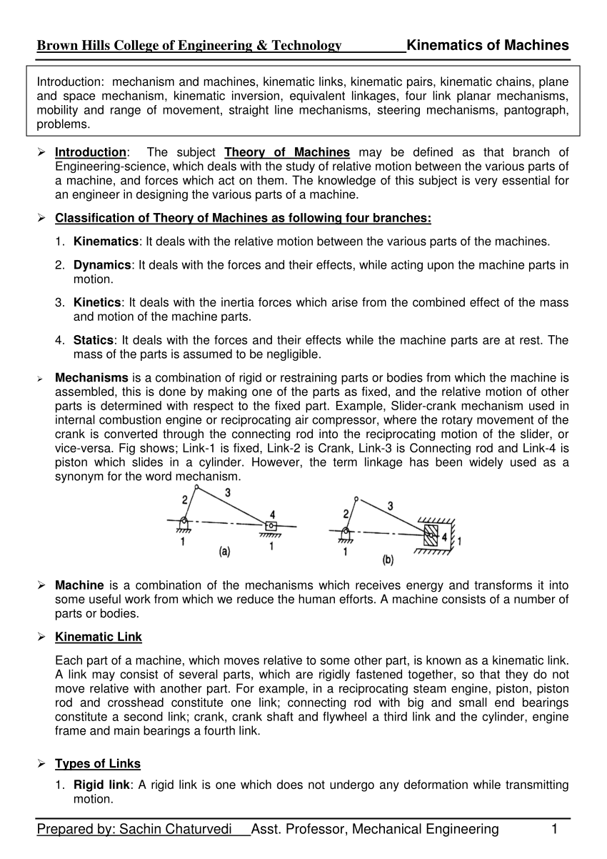 theory of machine pdf